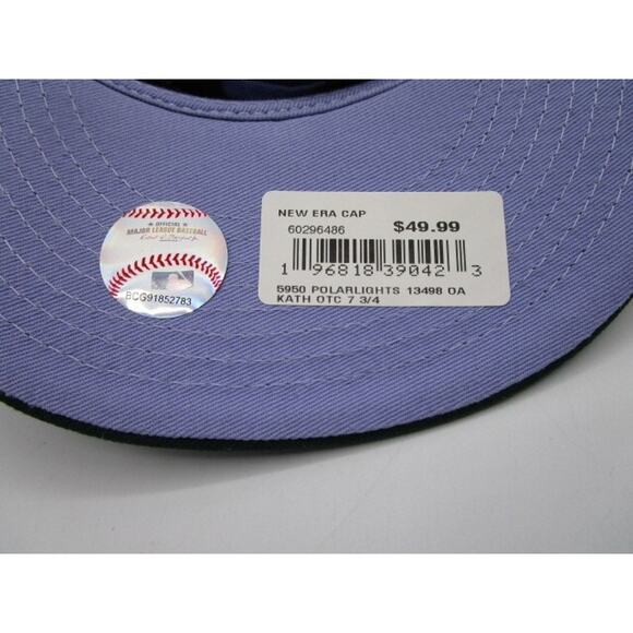 New Era 59Fifty 7 3/4 Oakland Athletics Polar Light Battle Of The Bay Fitted Hat - Picture 4 of 4